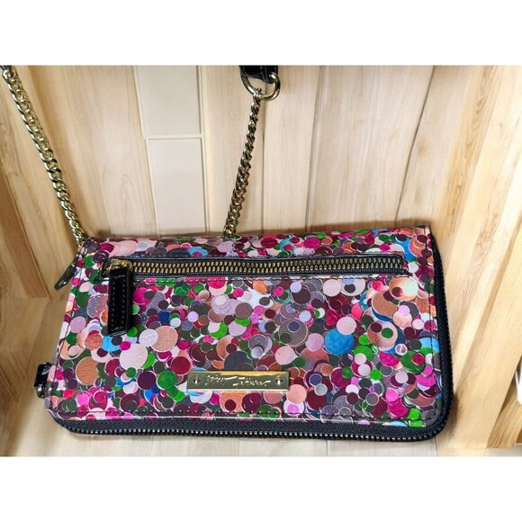 Betsey Johnson Xomaddy Crossbody Cellphone Wallet With Chain Strap - Picture 4 of 7